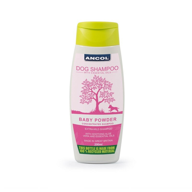 Ancol Dog Shampoo Baby Powder 6 x 200ml