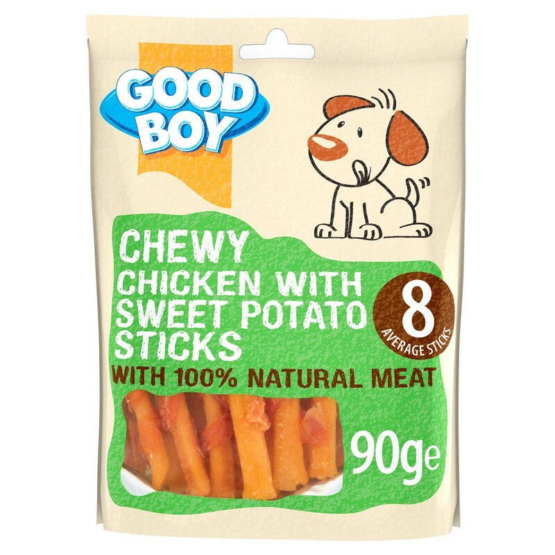 Good Boy Chewy Chicken with Sweet Potato Sticks