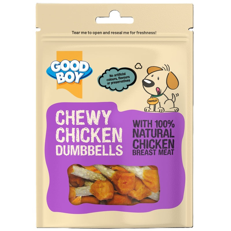 Good Boy Chewy Chicken Dumb Bells 100g x 8