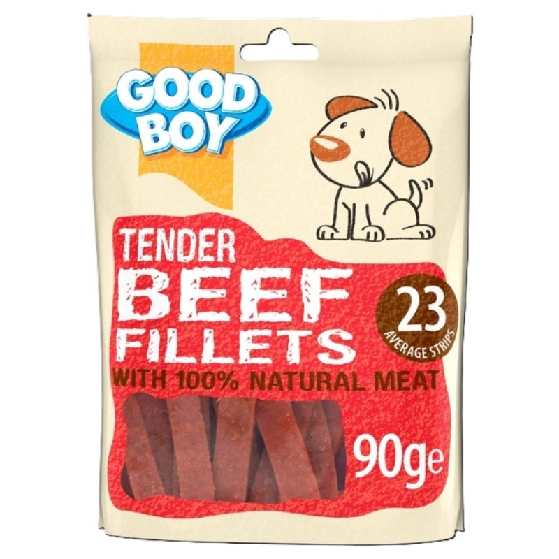 Good Boy Tender Beef Fillets 90g x 10
