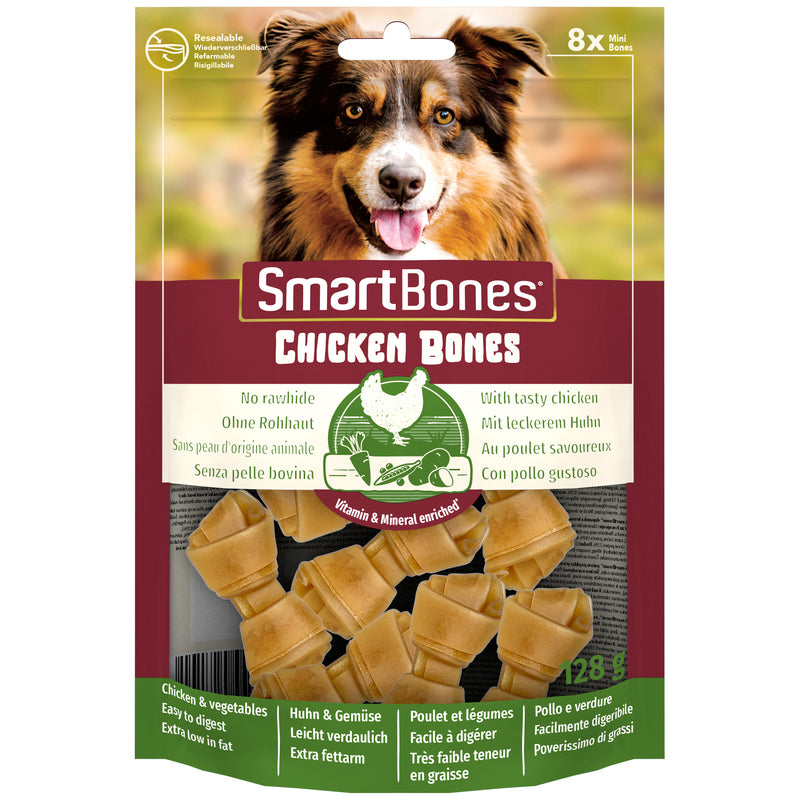 SmartBones Chicken Mini Dog Treats 7 x 8 Pieces