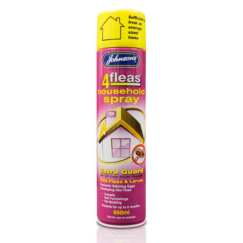JVP 4Fleas Household Spray Extra Guard 600ml x 6