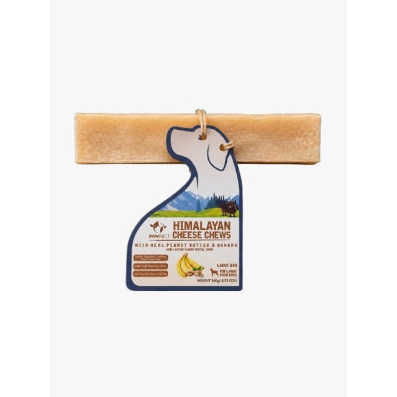 Pawfect Himalayan Peanut Butter & Banana Chew Bar Large 140g