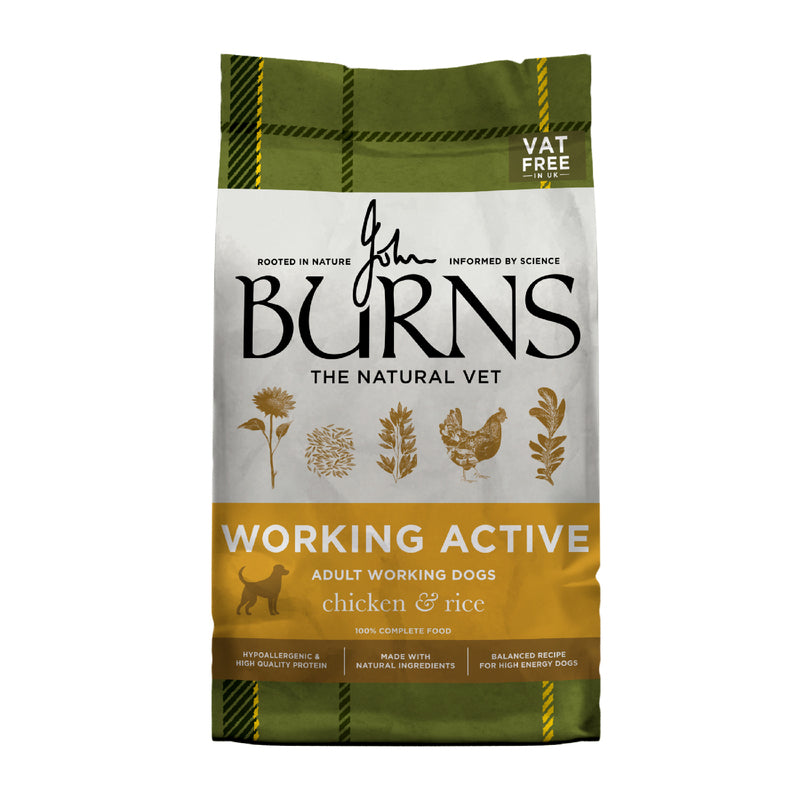 Burns Active Working Chicken & Rice 12kg