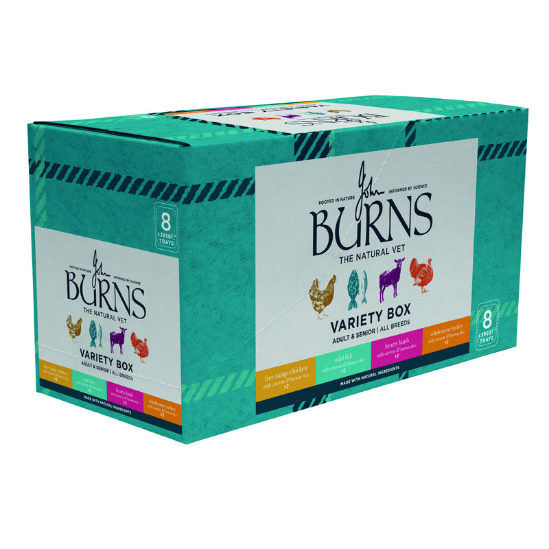 Burns Adult Variety Box Trays 395g x 8