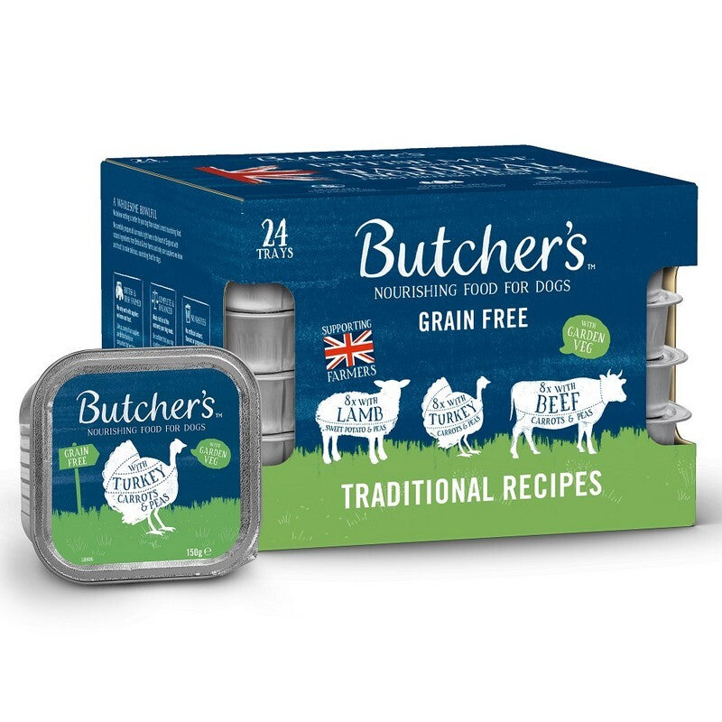 Butchers Grain Free Traditional Recipes Foils 150g x 24