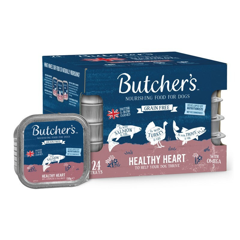 Butchers Grain Free Healthy Hearts Foils 150g x 24