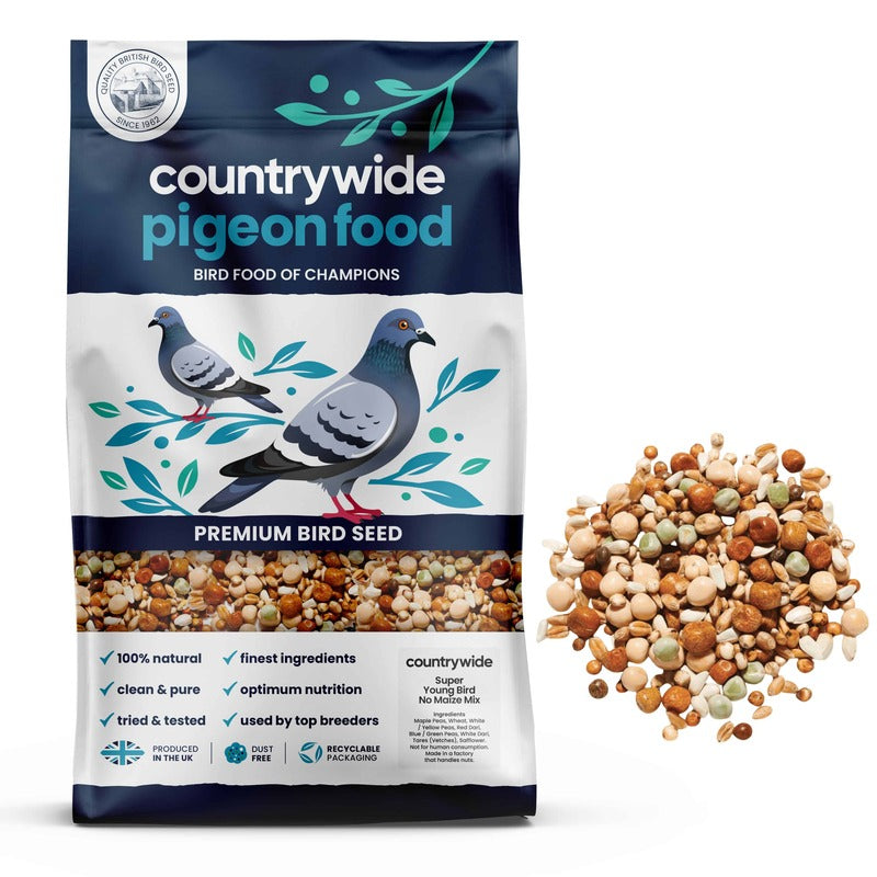 Countrywide Super Young Bird No Maize Pigeon Mix 20kg