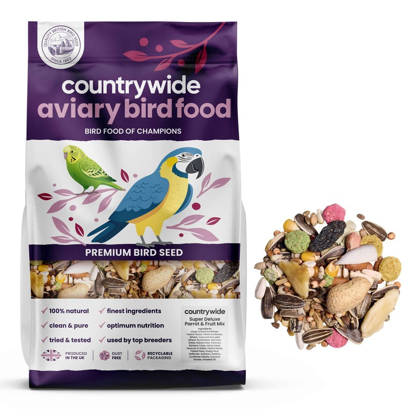 Countrywide Super Deluxe Parrot with Fruit Mix