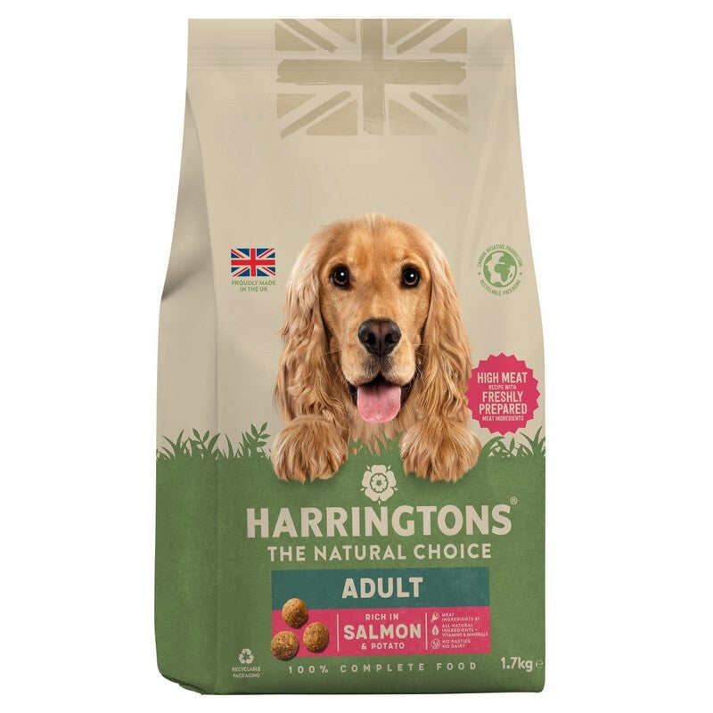 Harringtons Adult rich in Salmon & Potato 1.7kg x 4