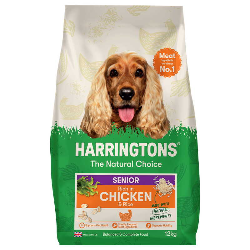 Harringtons Senior rich in Chicken & Rice 12kg