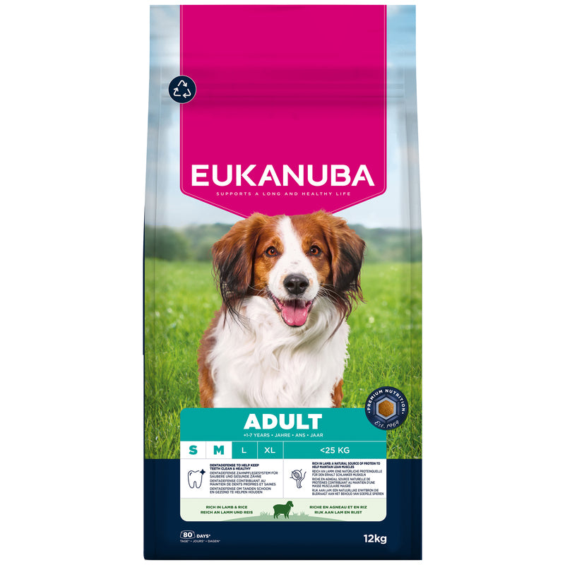 Eukanuba Adult Small Medium Breed Lamb & Rice
