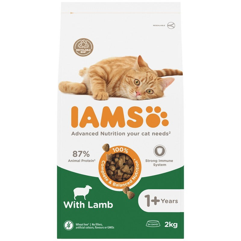 Iams Cat Adult with Lamb