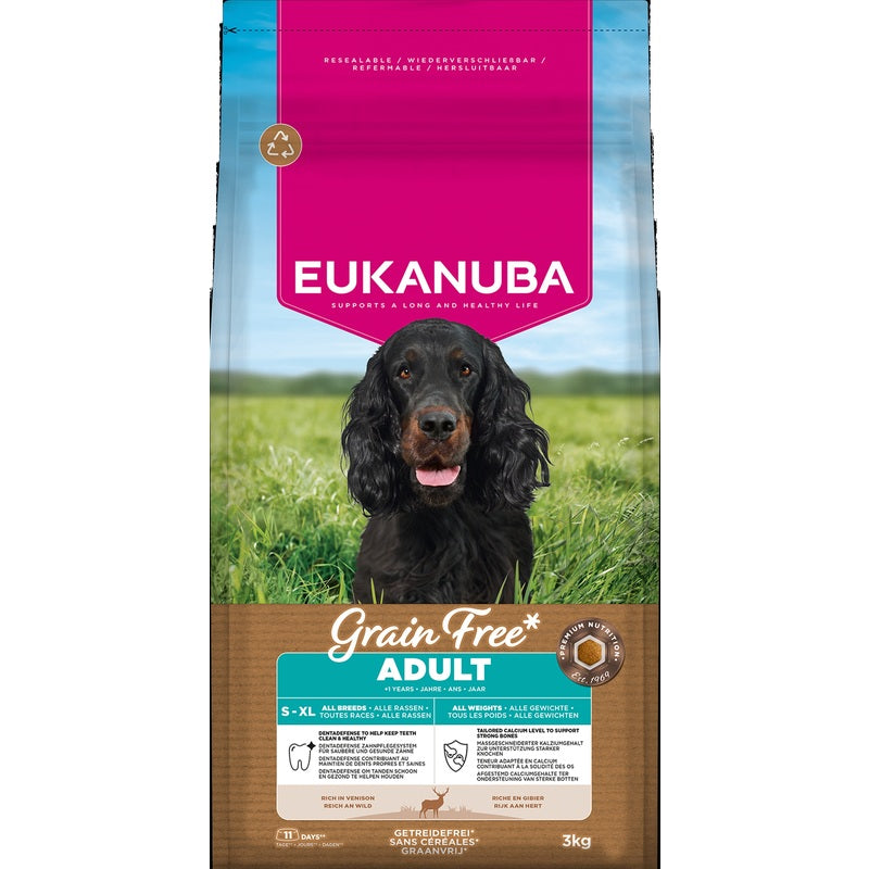 Eukanuba Adult Grain Free All Breeds Venison