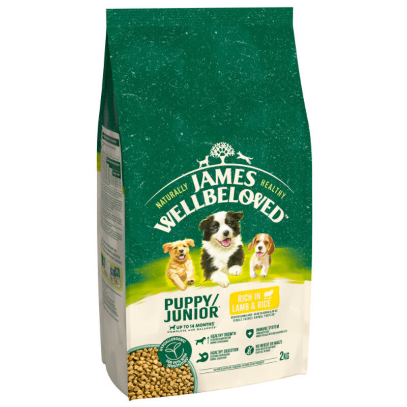 James Wellbeloved Puppy/Junior Lamb & Rice 2kg