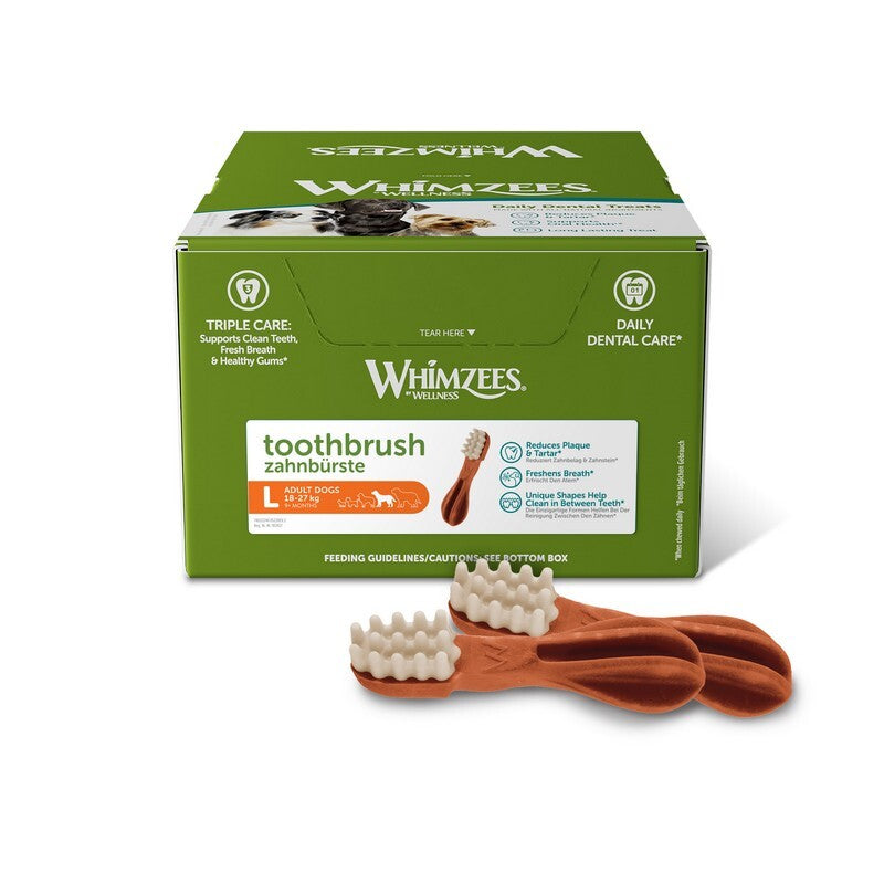 Whimzees Toothbrush Large Display Box x 30