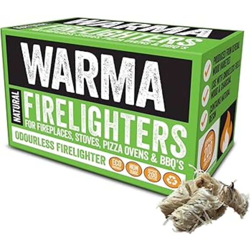 Warma Wood Wool Firelighters 200 pack