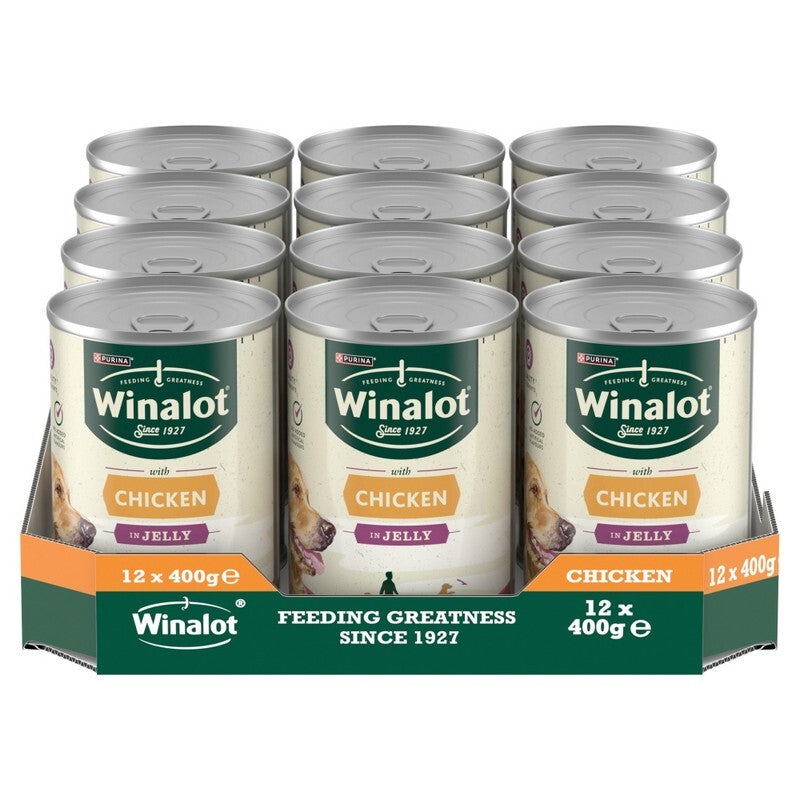 Winalot Classic with Chicken in Jelly Tray 400g x 12