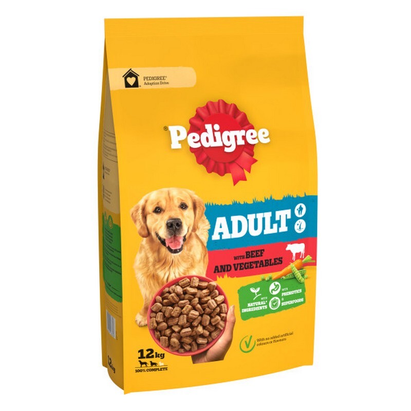 Pedigree Adult Complete Beef & Veg 12kg