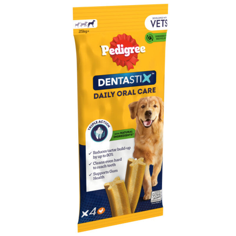 Pedigree Dentastix Daily Dental Chews Large Dog 4 Sticks x 14
