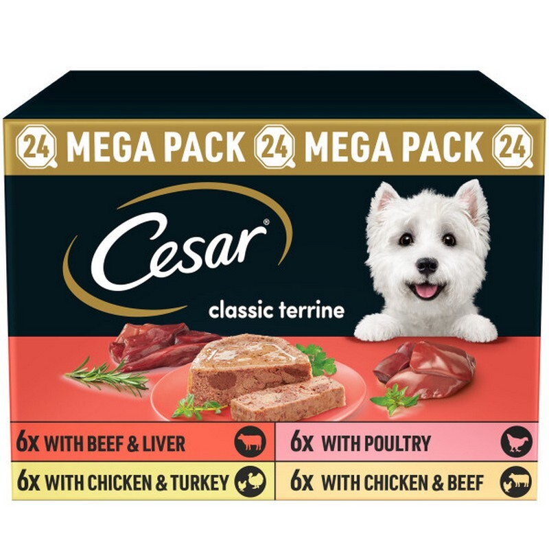 Cesar Classic Terrines Mixed Selection Trays Mega Pack 150g x 24
