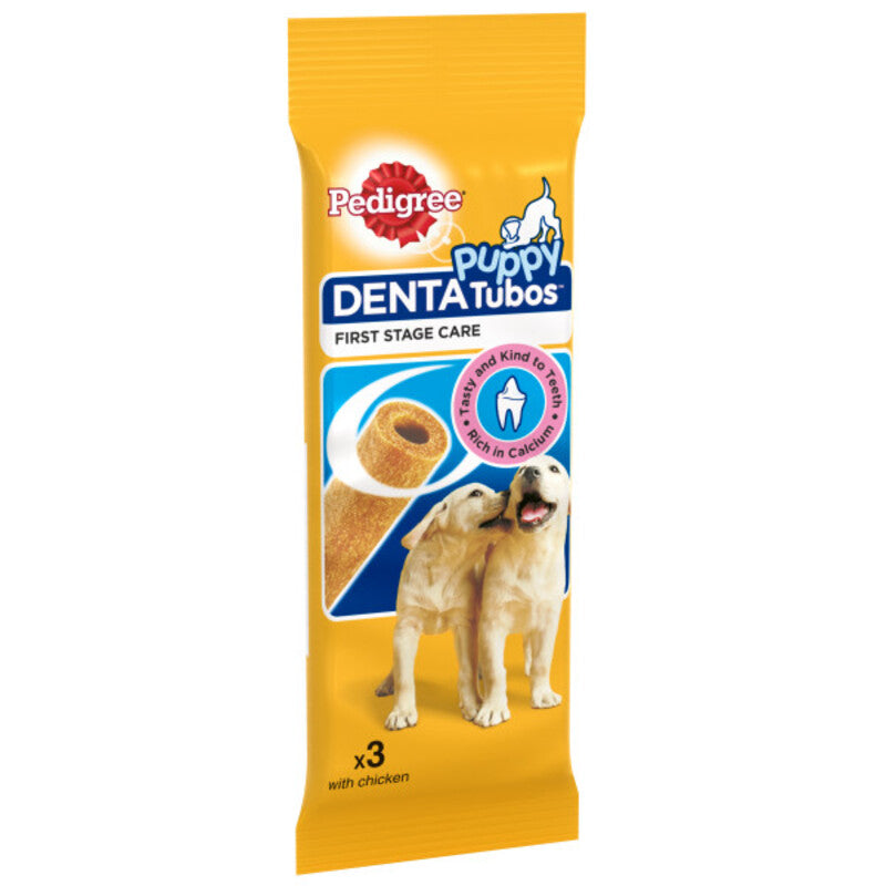 Pedigree Puppy Denta Tubo with Chicken 72g x 18