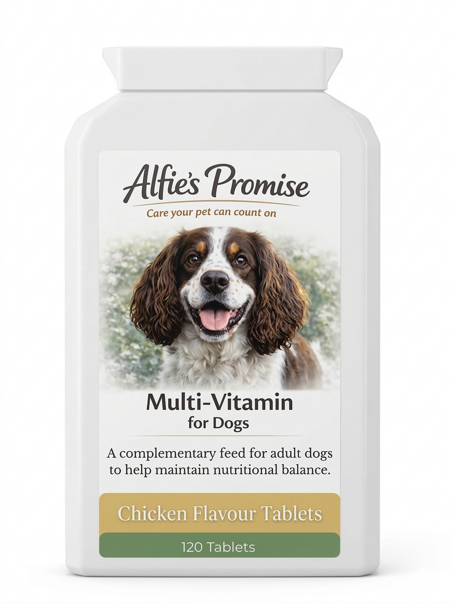 Alfie's Promise Dog Multivitamin Tablets – Chicken Flavour