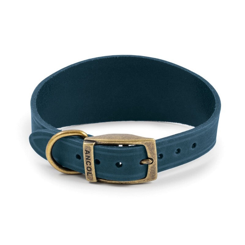 Ancol Heritage Collection Timberwolf Leather Greyhound Collar 34-43cm