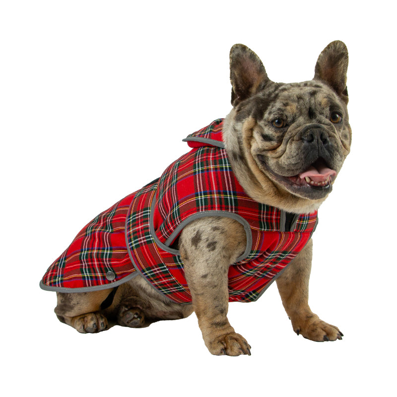 Ancol Heritage Red Tartan Coat Small 30cm