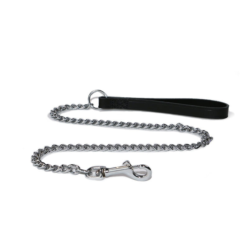 Ancol Classic Collection Leather Chain Lead