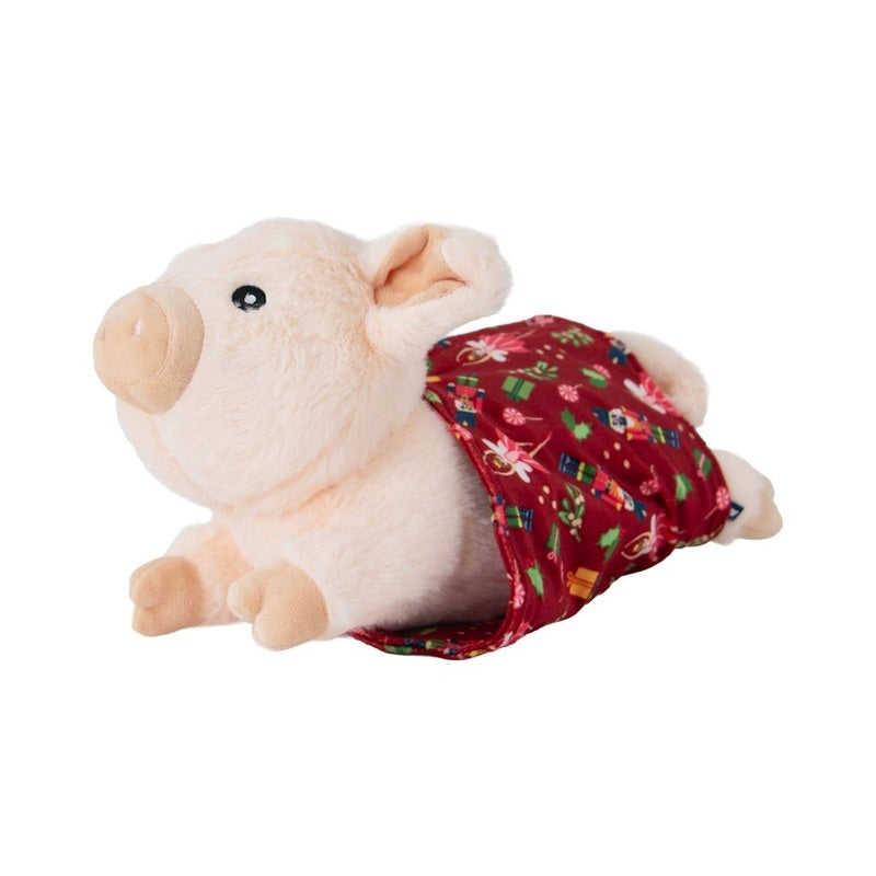 Ancol Xmas Paloma Pig in Blanket 32cm