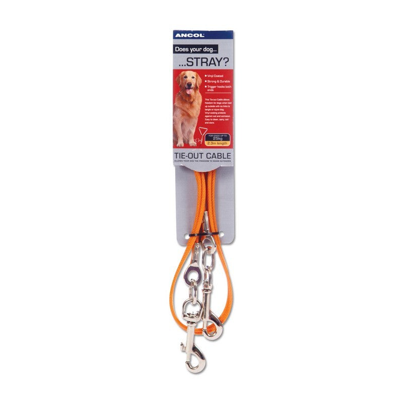 Ancol Large Tie Out Cable 2.3m