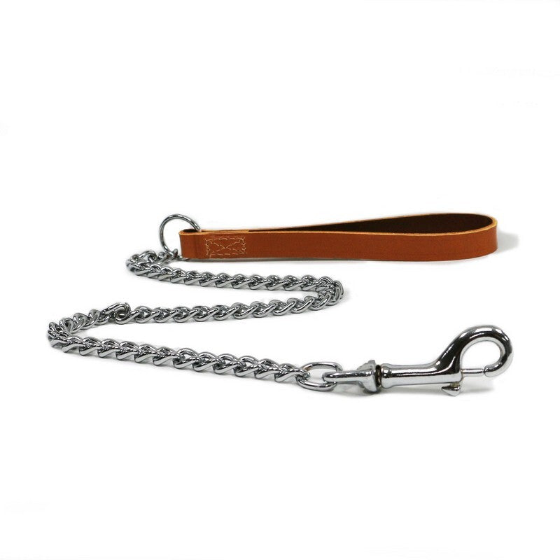 Ancol Classic Collection Leather Chain Lead