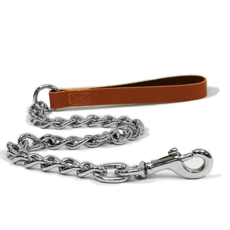 Ancol Classic Collection Leather Chain Lead