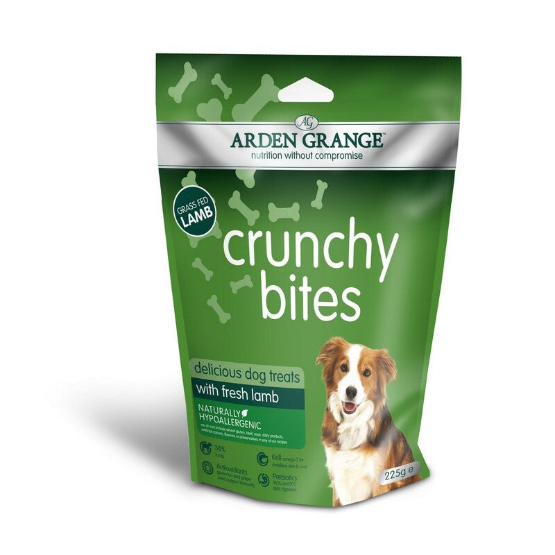 Arden Grange Crunchy Bites Lamb Dog Treats 225g