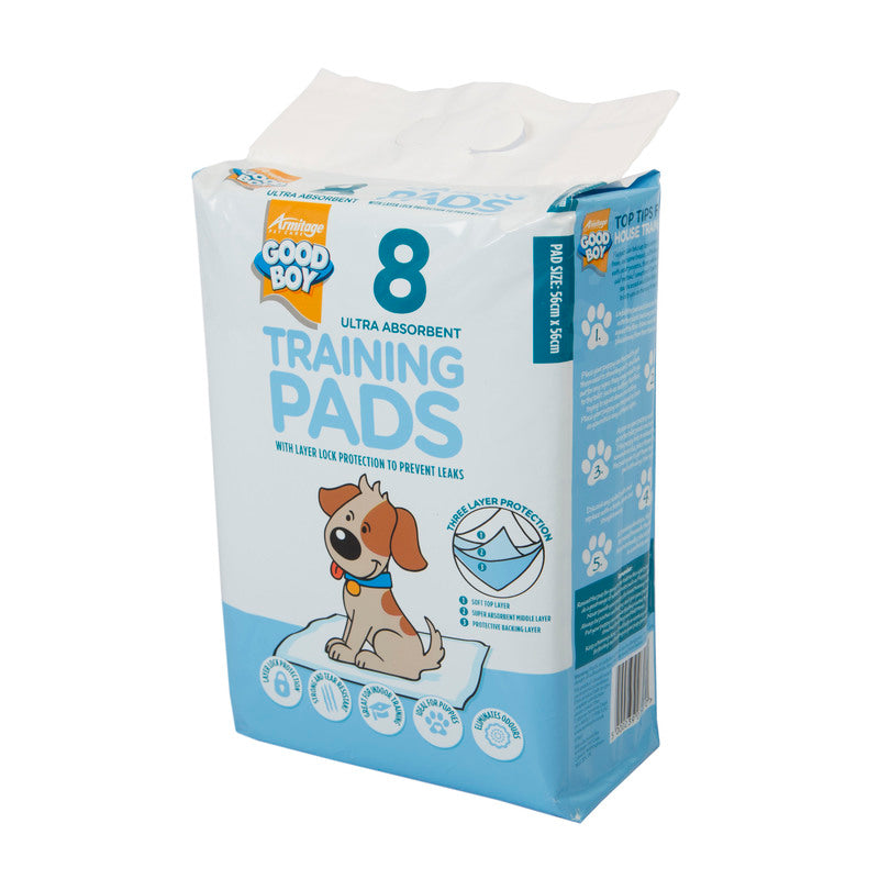 Good Boy Puppy Training Pads x 8