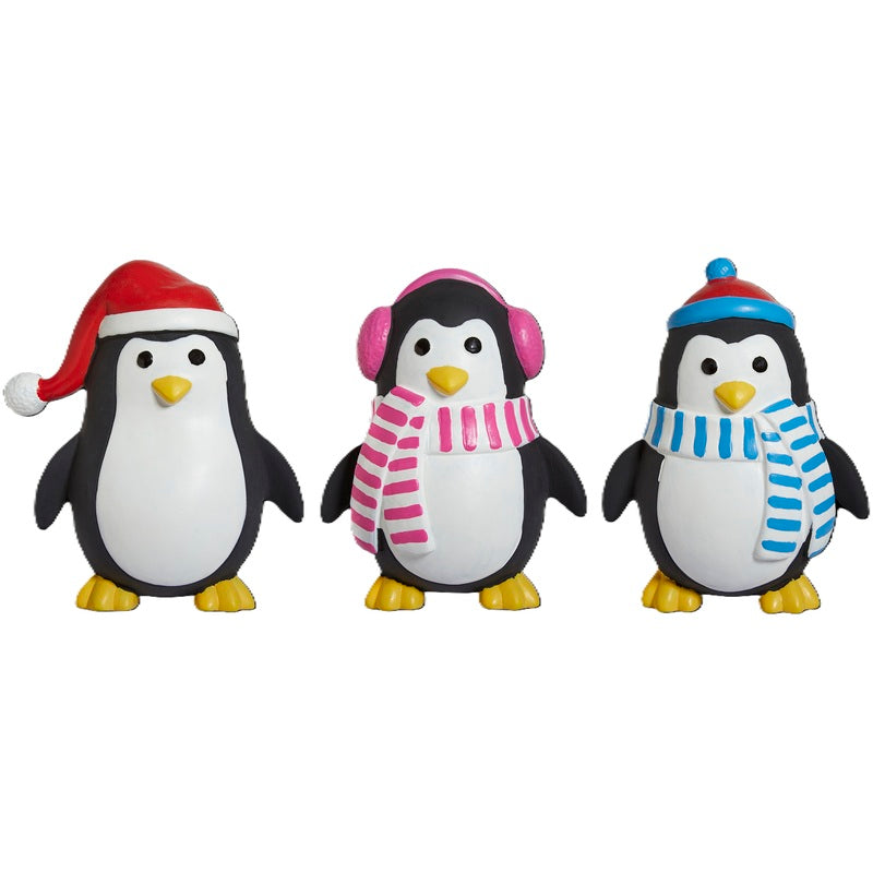 Good Boy Xmas Squeaky Penguin 12cm