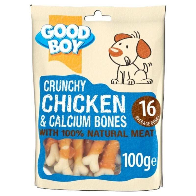 Good Boy Crunchy Chicken & Calcium Bones 100g x 8