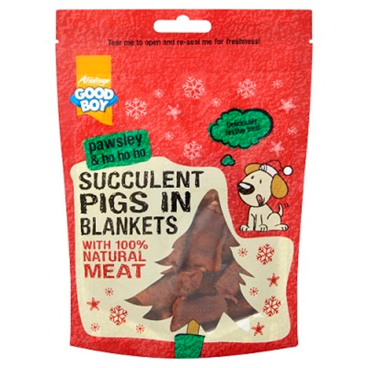 Good Boy Xmas Pigs in Blanket 80g x 10