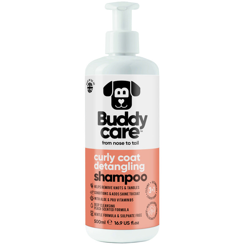 Buddycare Curly Coat Detangling Dog Shampoo 500ml