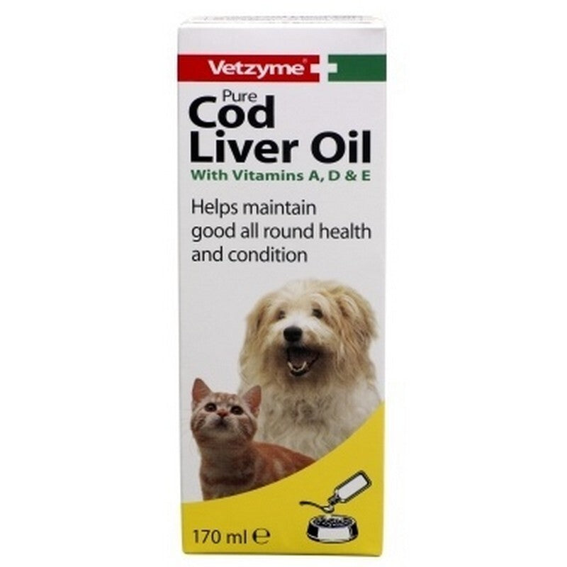 Vetzyme Cod Liver Oil Liquid 150ml x 3