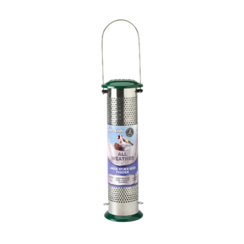 Peckish All Weather Large Nyjer Seed Feeder 30cm