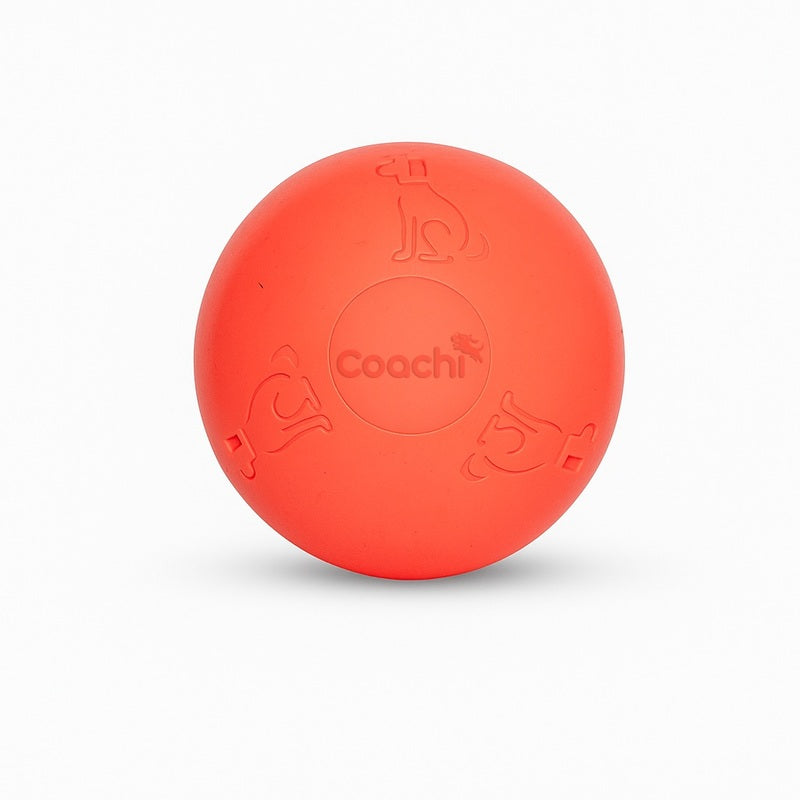 Coachi Boomi Sunset Coral Ball Dog Toy 10cm / 4
