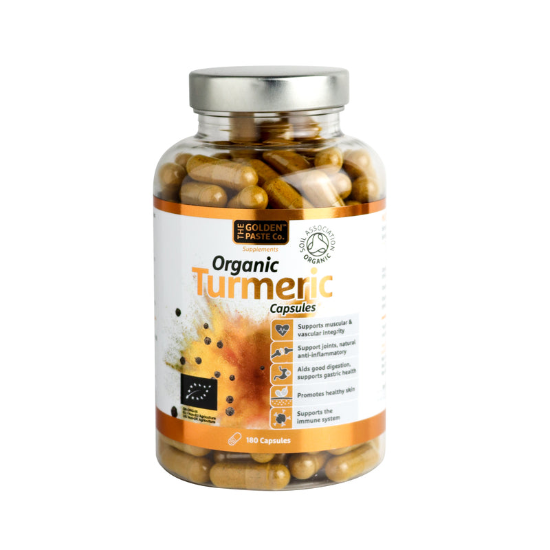Golden Turmeric Organic Human 180 Capsules