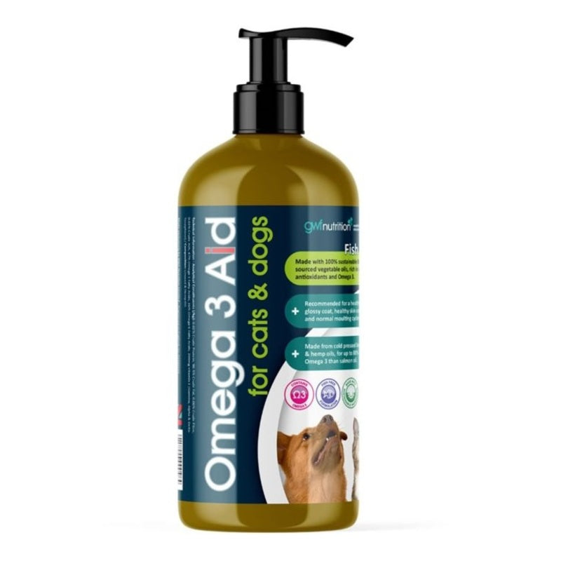 GWF Nutrition Omega 3 Aid for Dogs & Cats 500ml