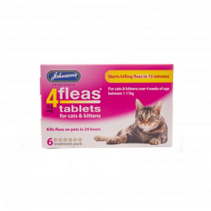 JVP Cat Kitten 4Fleas 11.4mg x 6
