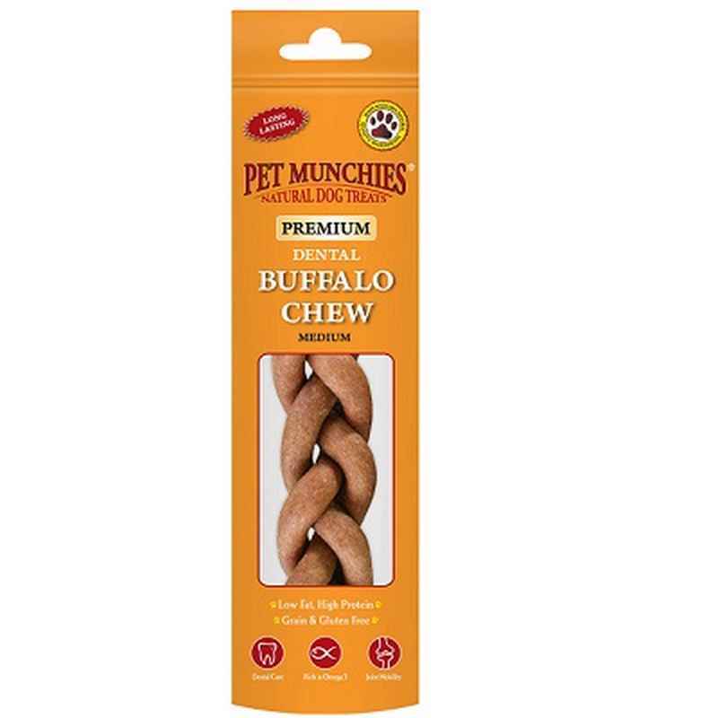 Pet Munchies Buffalo Dental Chews x 8