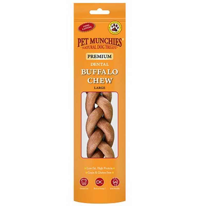 Pet Munchies Buffalo Dental Chews x 8