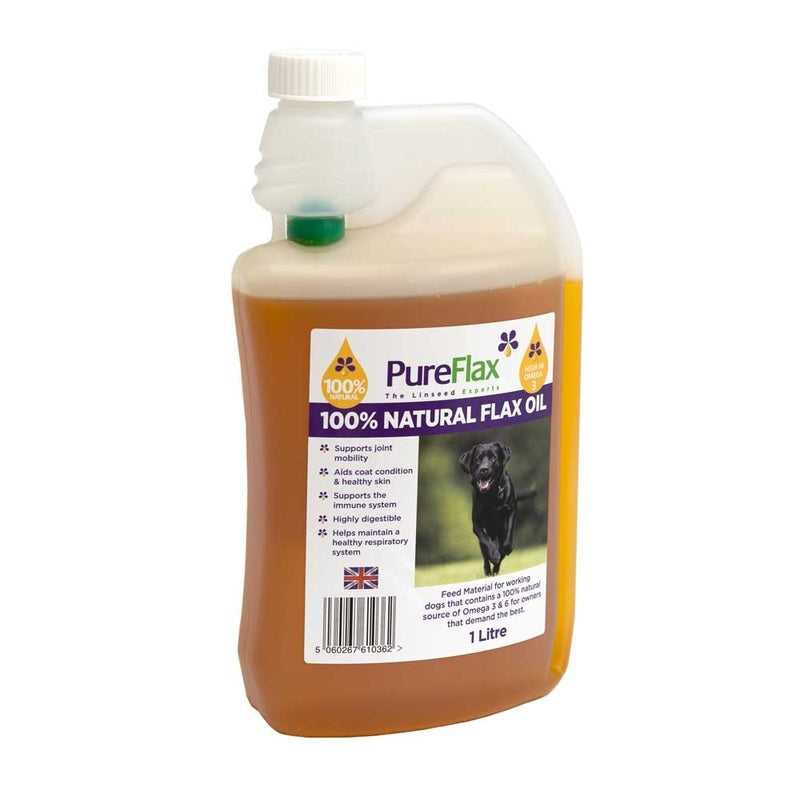 PureFlax 100% Natural British Flax Oil for Dogs