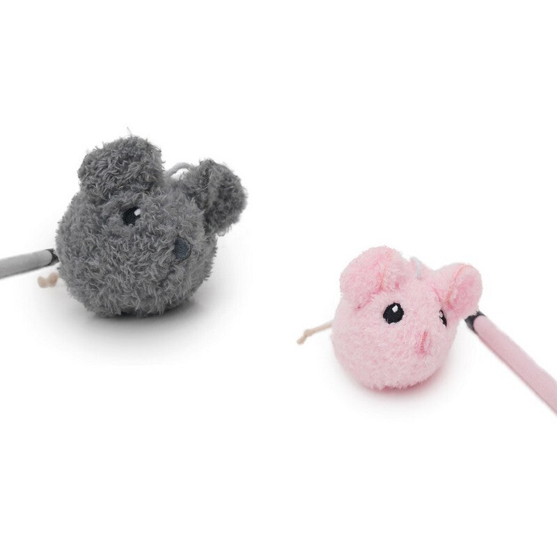 Rosewood Jolly Moggy Mice Cat Teaser